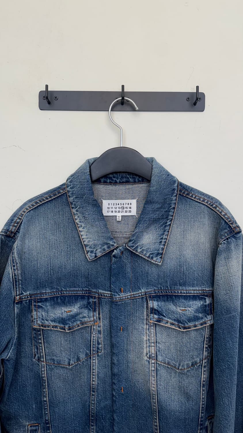 Margiela no.14 15ss raw hem 데님자켓 상품이미지2