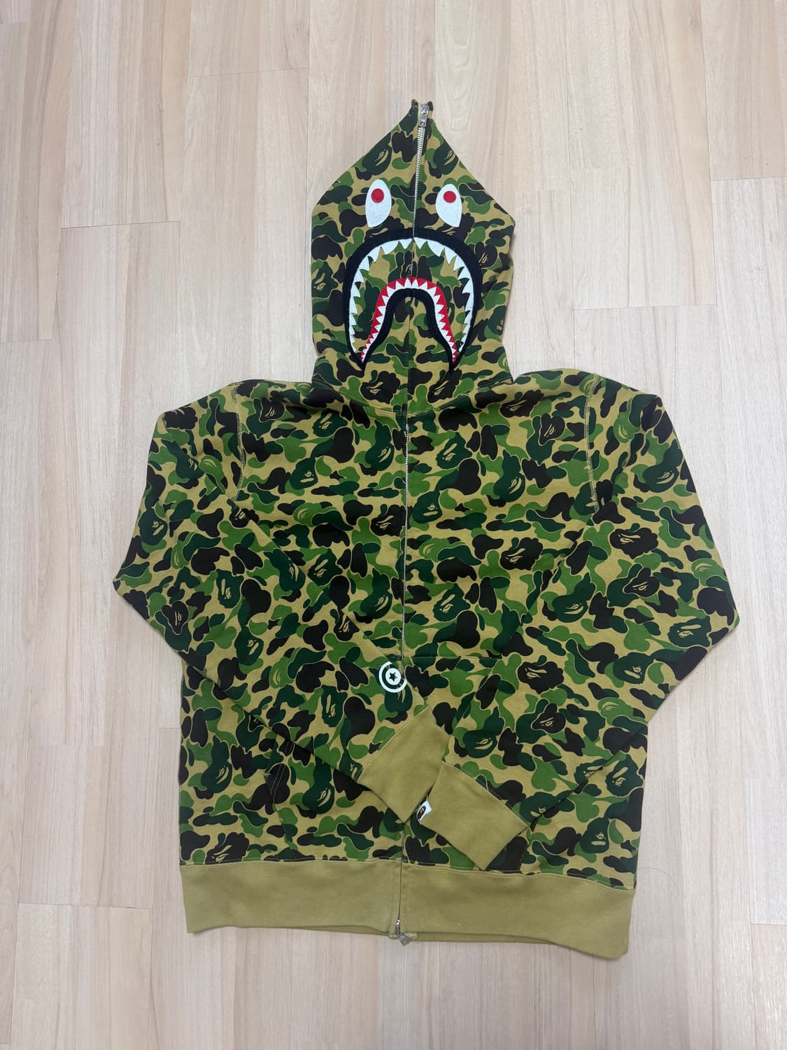 베이프 샤크 후드집업 XL 상품이미지2