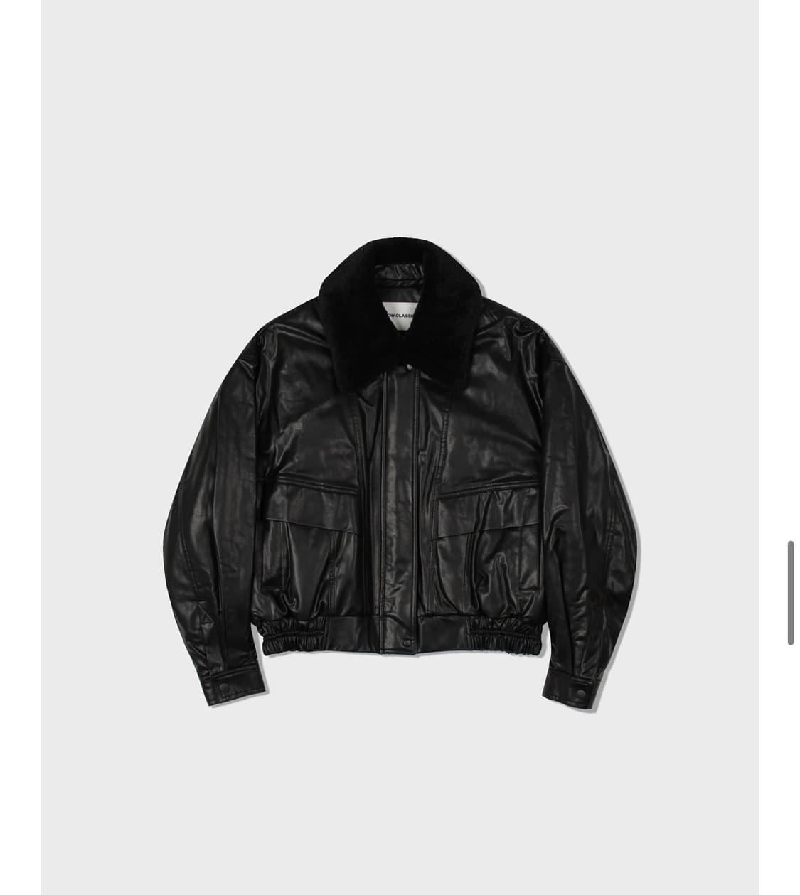 로우클래식 레더 숏 누빔 자켓 S 상품이미지2