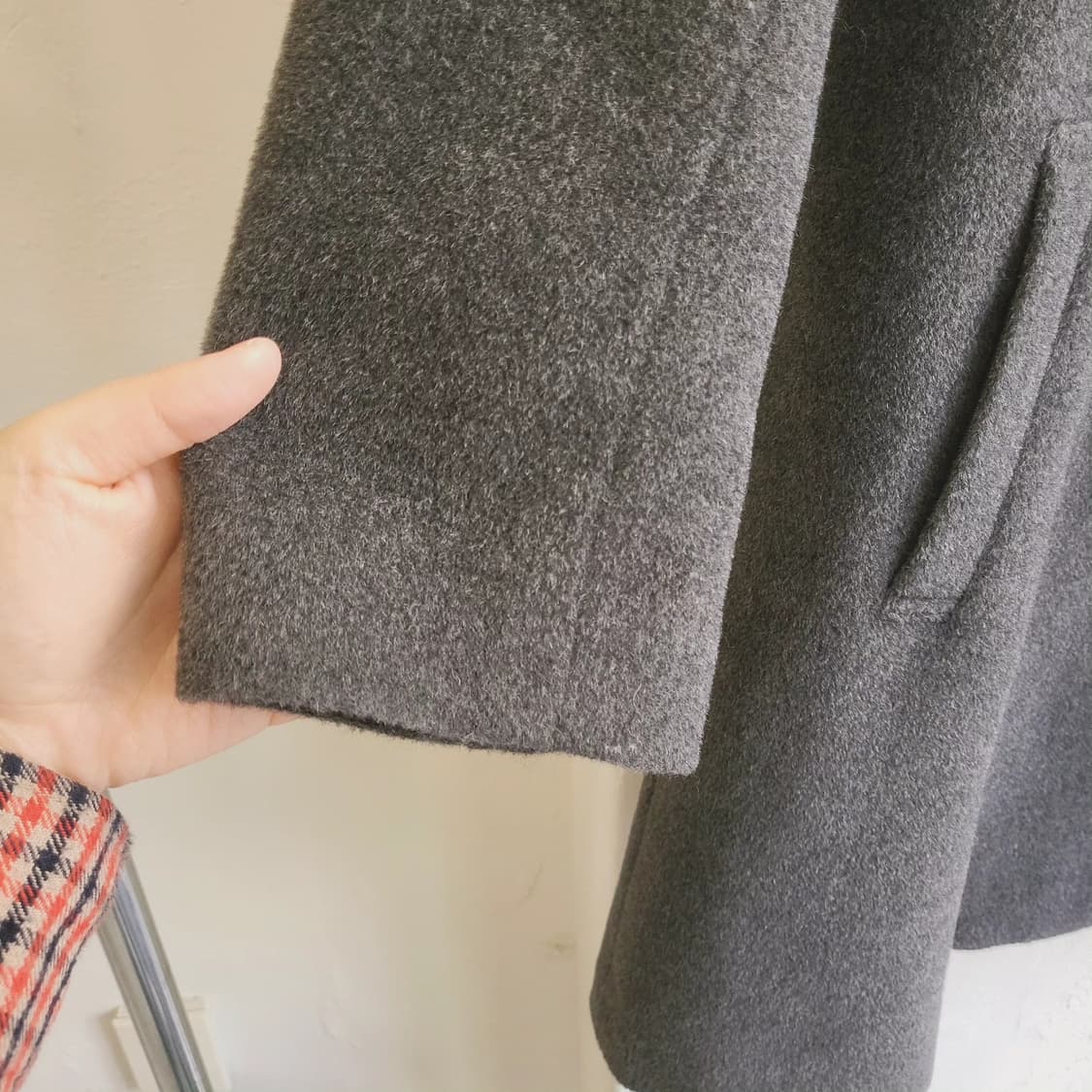 블루폭스퍼 앙고라 코트 상품이미지4