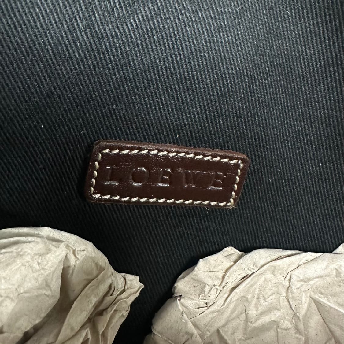 로에베 아나그램 로고 데님 캔버스 미니백 크로스백 상품이미지9