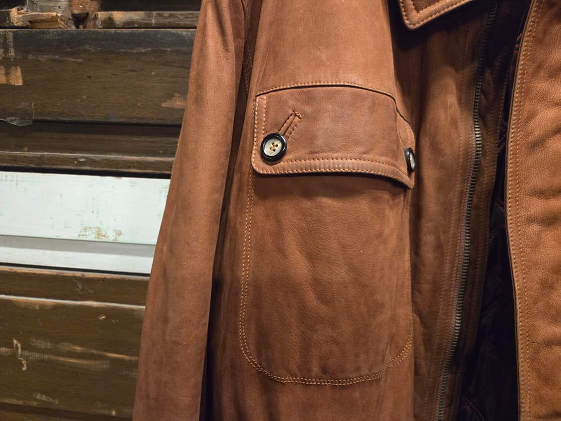 크리스티아노 디 티엔느 누벅레더자켓 상품이미지4