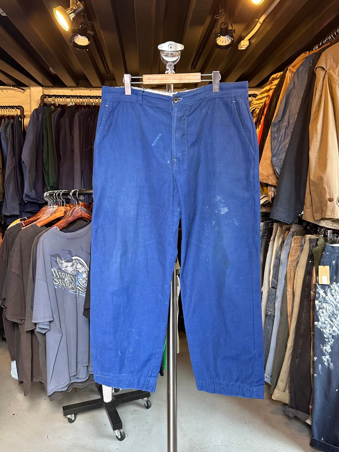 프렌치워크웨어 린넨 코튼 프렌치 워크팬츠 상품이미지1