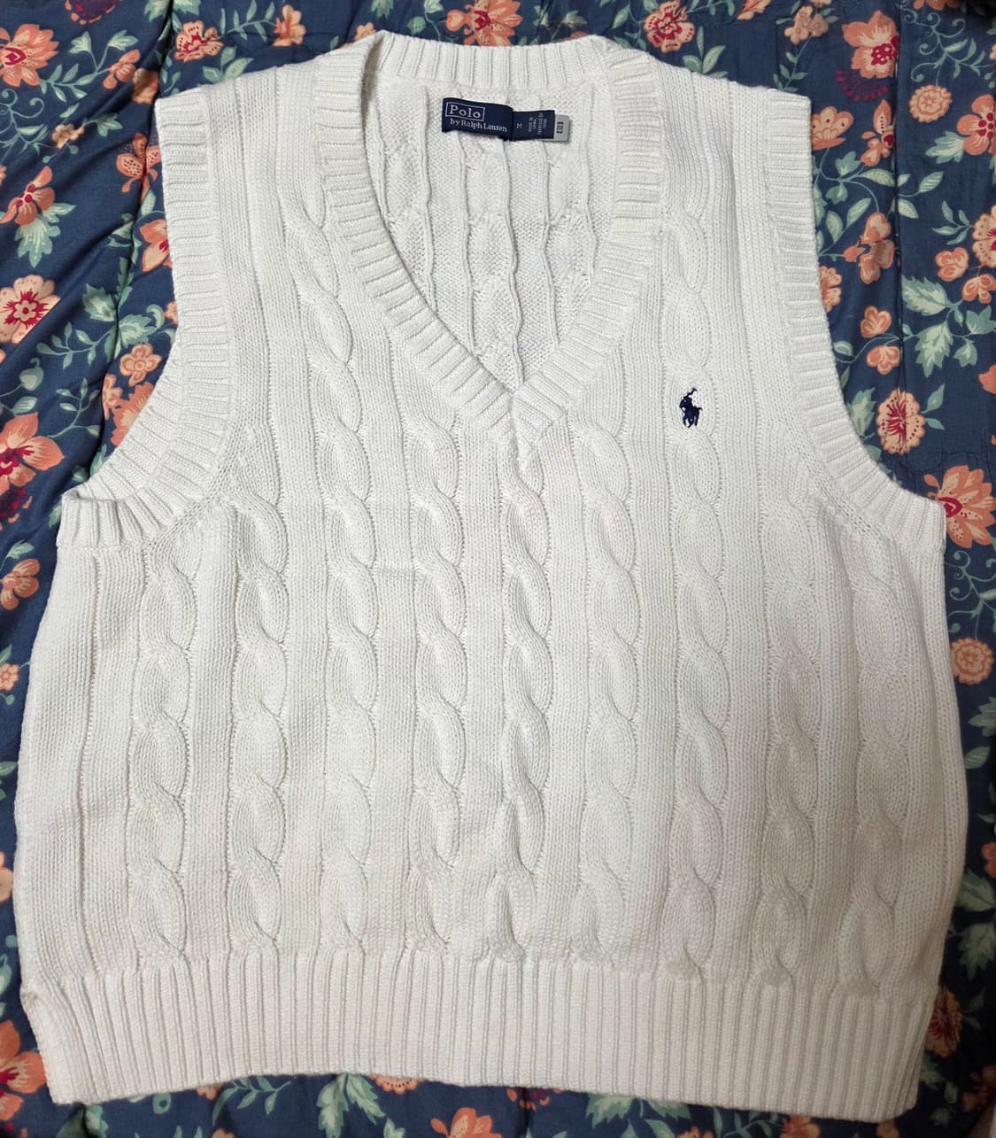 폴로 케이블 니트 조끼 팝니다 상품이미지1