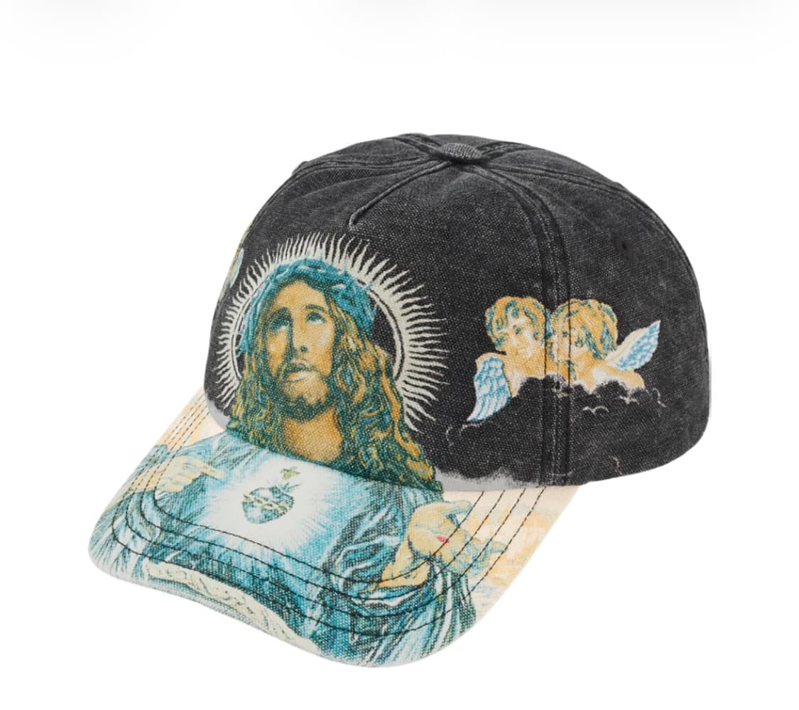 Supreme 예수 5 패널 블랙캡 상품이미지1