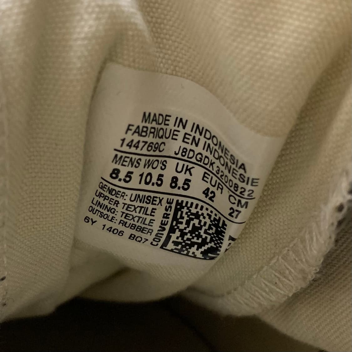 컨버스 올스타 하이 백지퍼(270/블랙) 스니커즈 캔버스화 남자운동화 상품이미지10