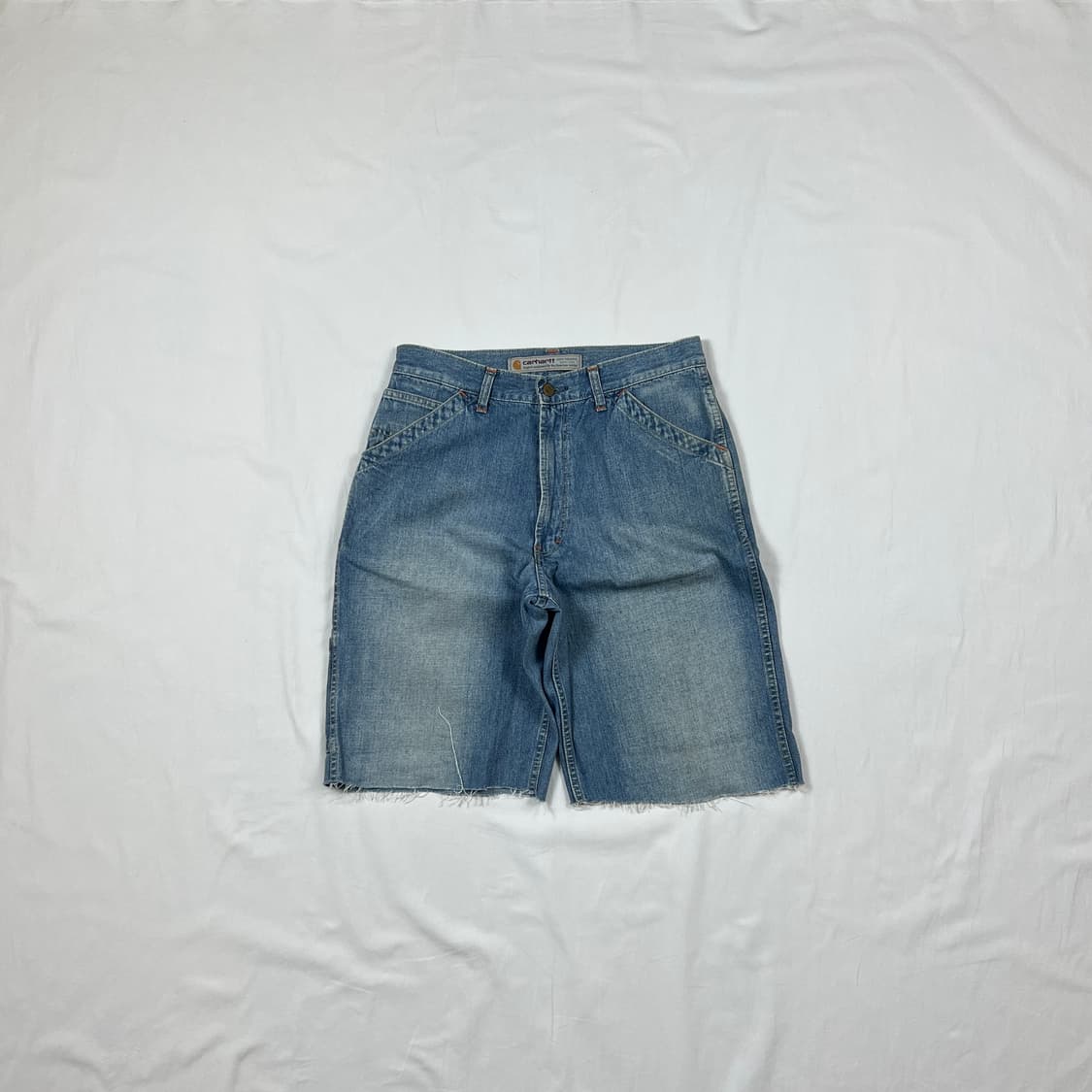 80‘s 칼하트 carhartt 100주년 카펜터 데님 반바지 상품이미지1