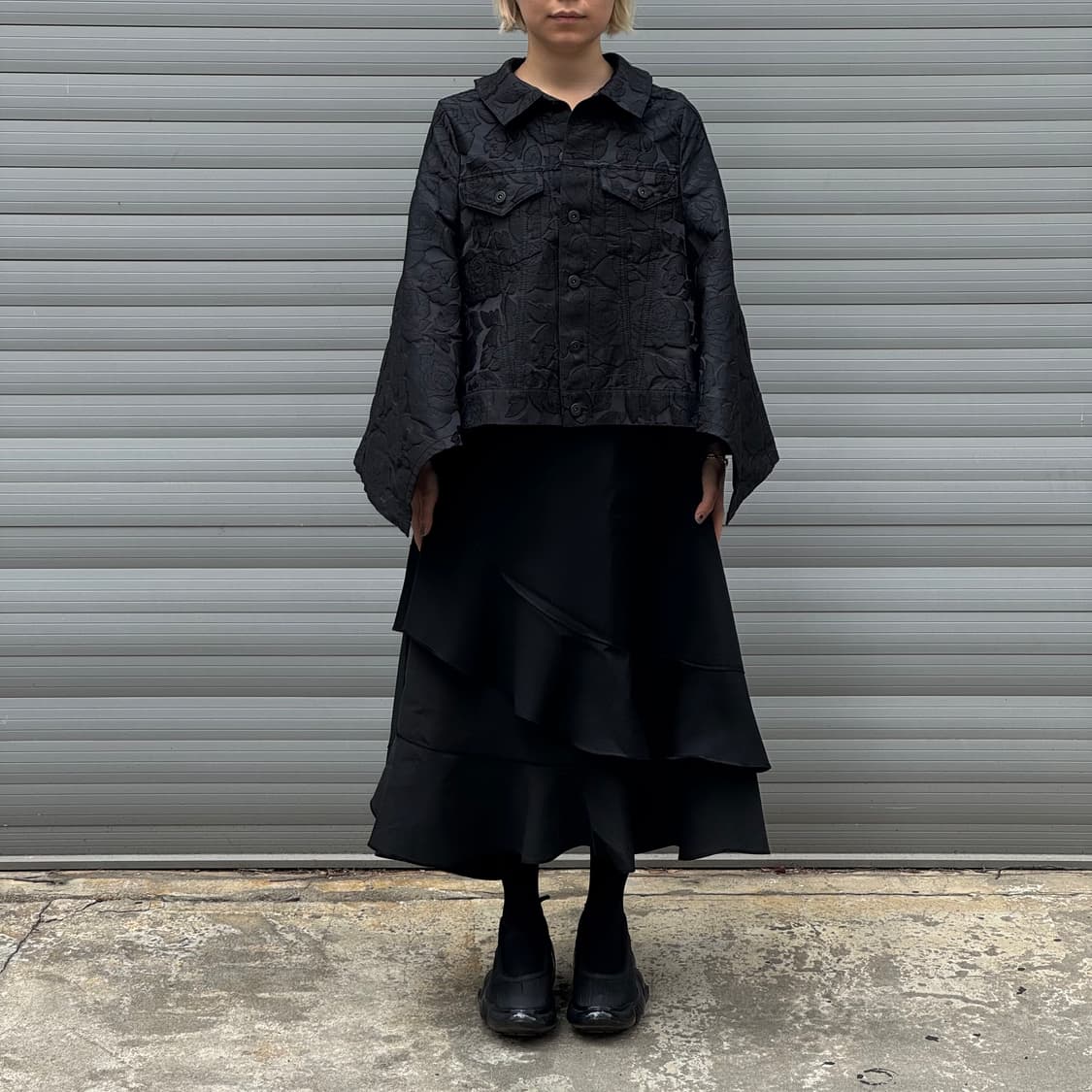 20SS Ruffle Black Skirt  상품이미지7