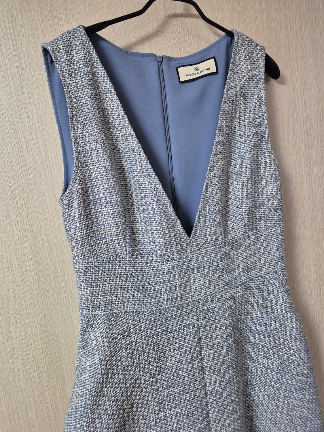 (23년) 모조에스핀 뷔스티에원피스 팬시소재 롱원피스 55 상품이미지5