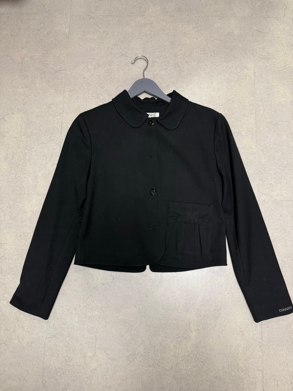 리본 자켓 블랙 RIBBON JACKET BLACK 상품이미지2