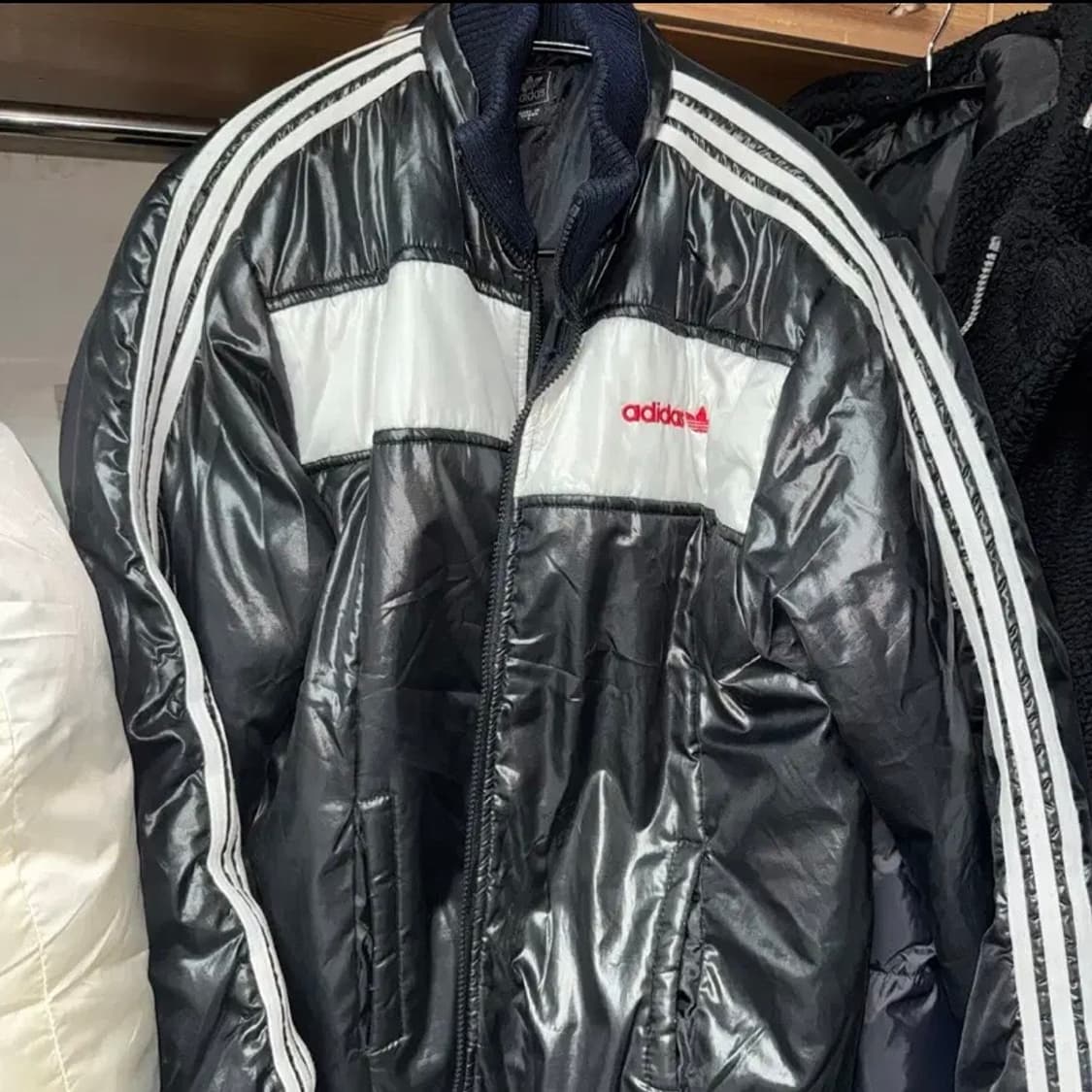 무배) 아디다스 3line 패딩 점퍼 상품이미지1