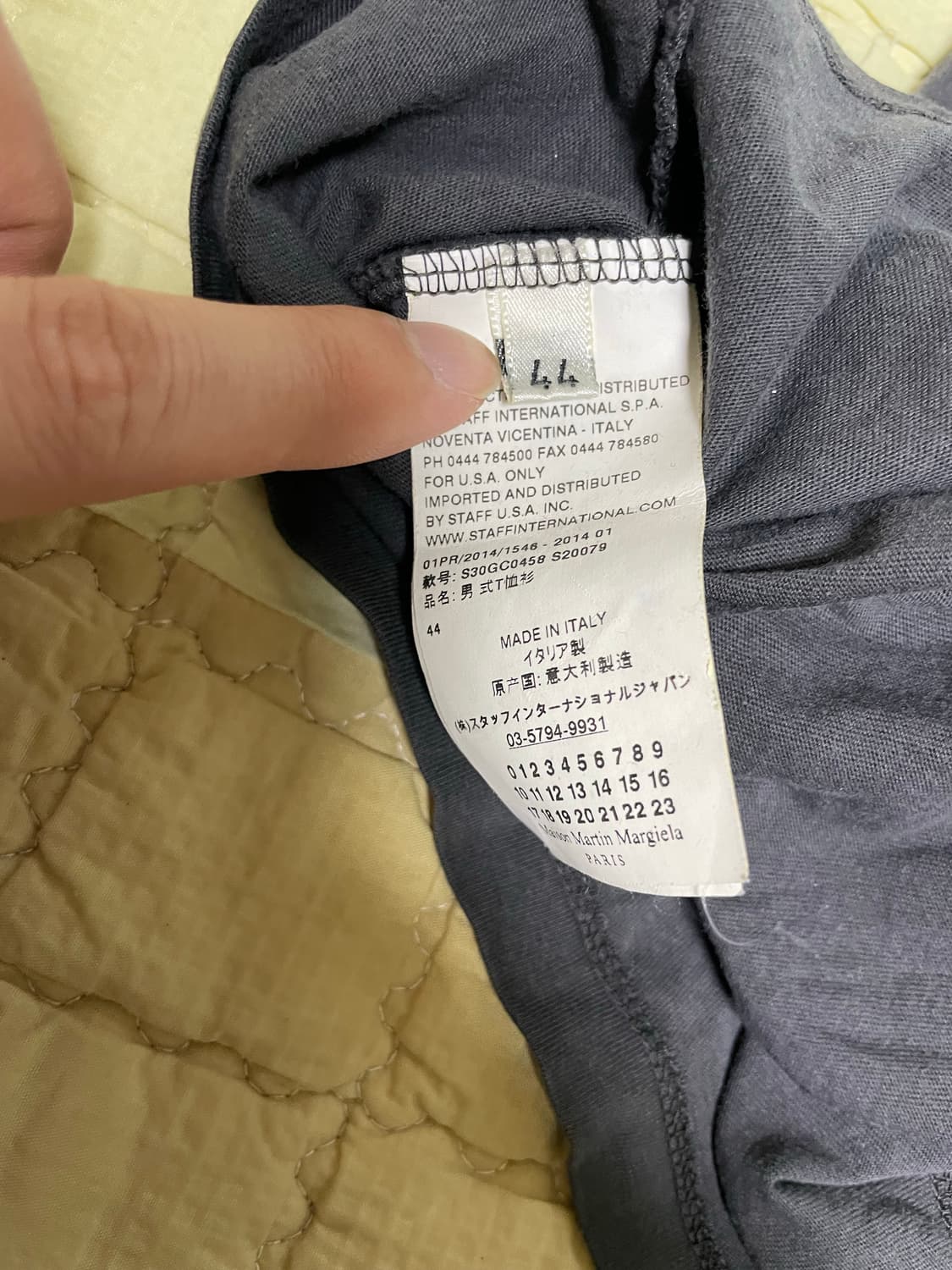 44) 마틴 마르지엘라 브이넥 페인트 티셔츠 상품이미지6