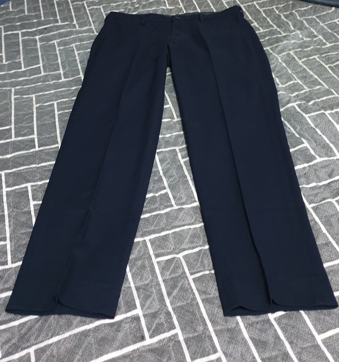 유니클로 히트텍 테이퍼드 슬랙스 네이비 (31) 상품이미지1