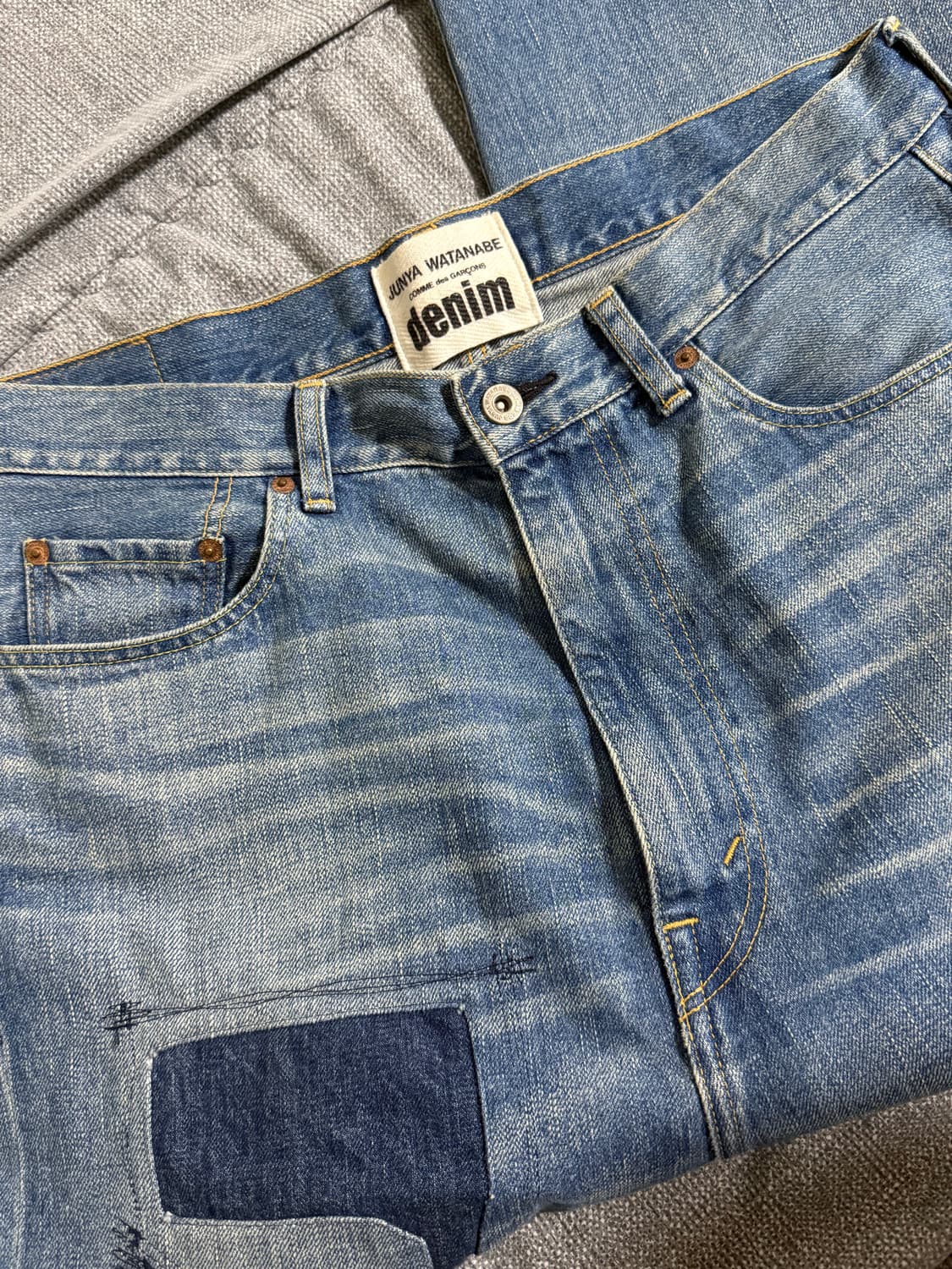 [s] junya watanabe rough patched denim 상품이미지3