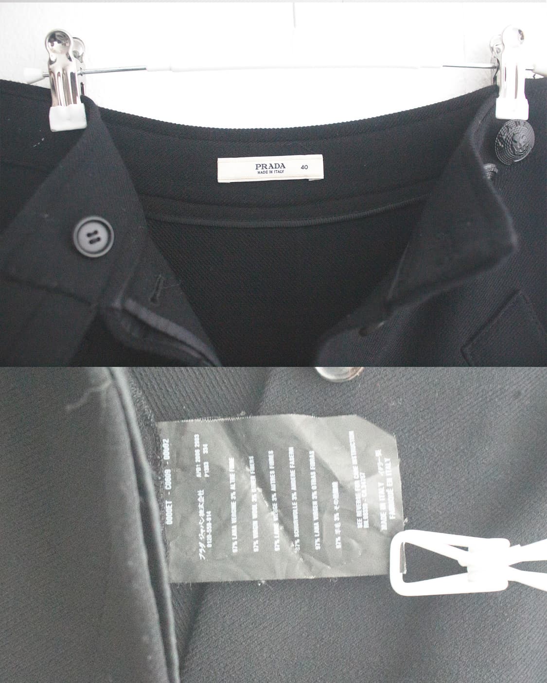 multi button one tuck wool skirt 상품이미지4