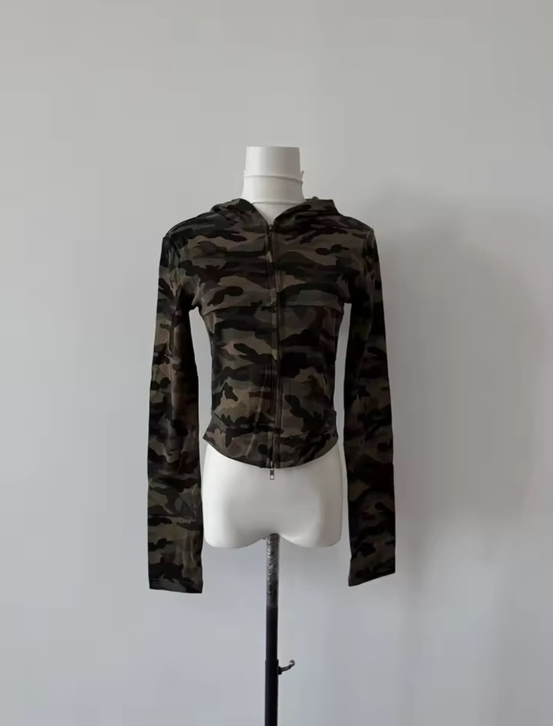 카모 후드 집업 상품이미지2