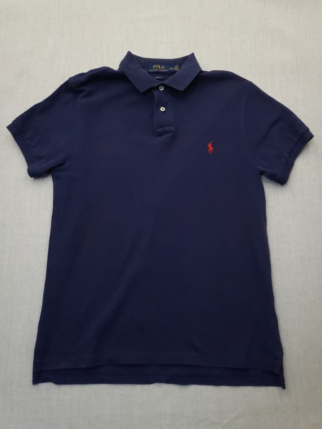 폴로 랄프로렌 네이비 반팔 카라티 m 상품이미지1