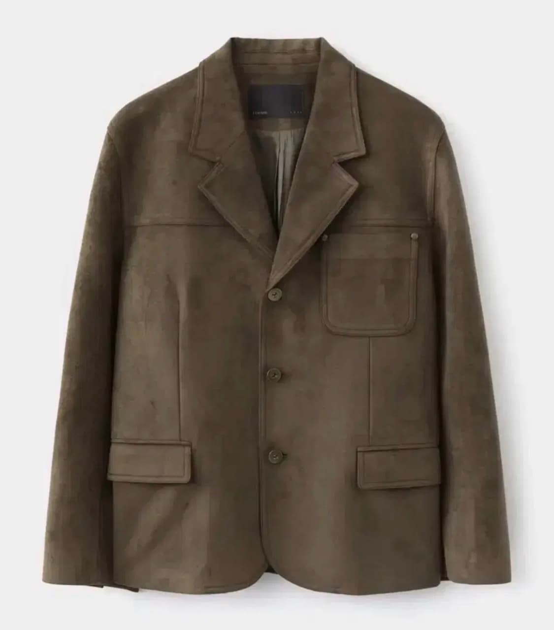 (새상품/2) 르마드 테일러 페이크 스웨이드 자켓 - DARK BROWN 상품이미지1