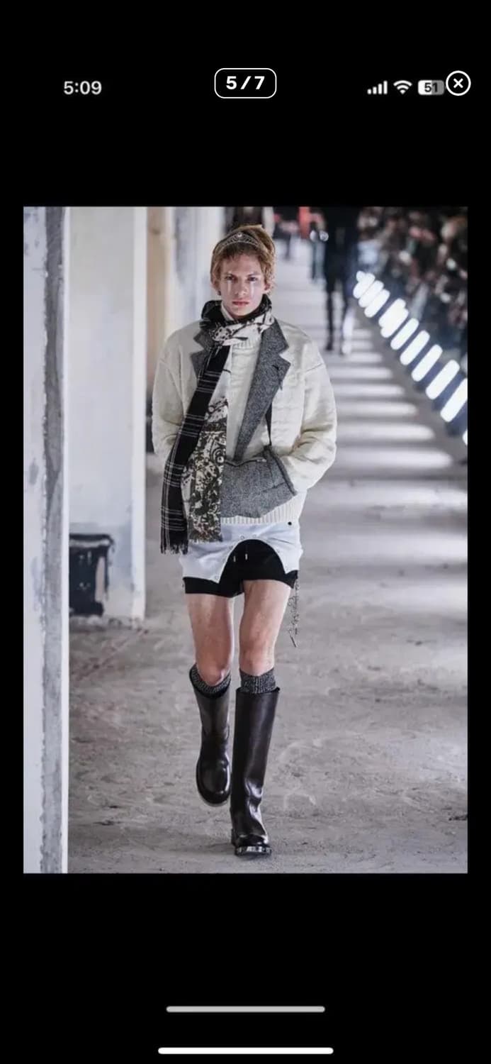 솔로이스트 20aw 아란 니트 상품이미지5