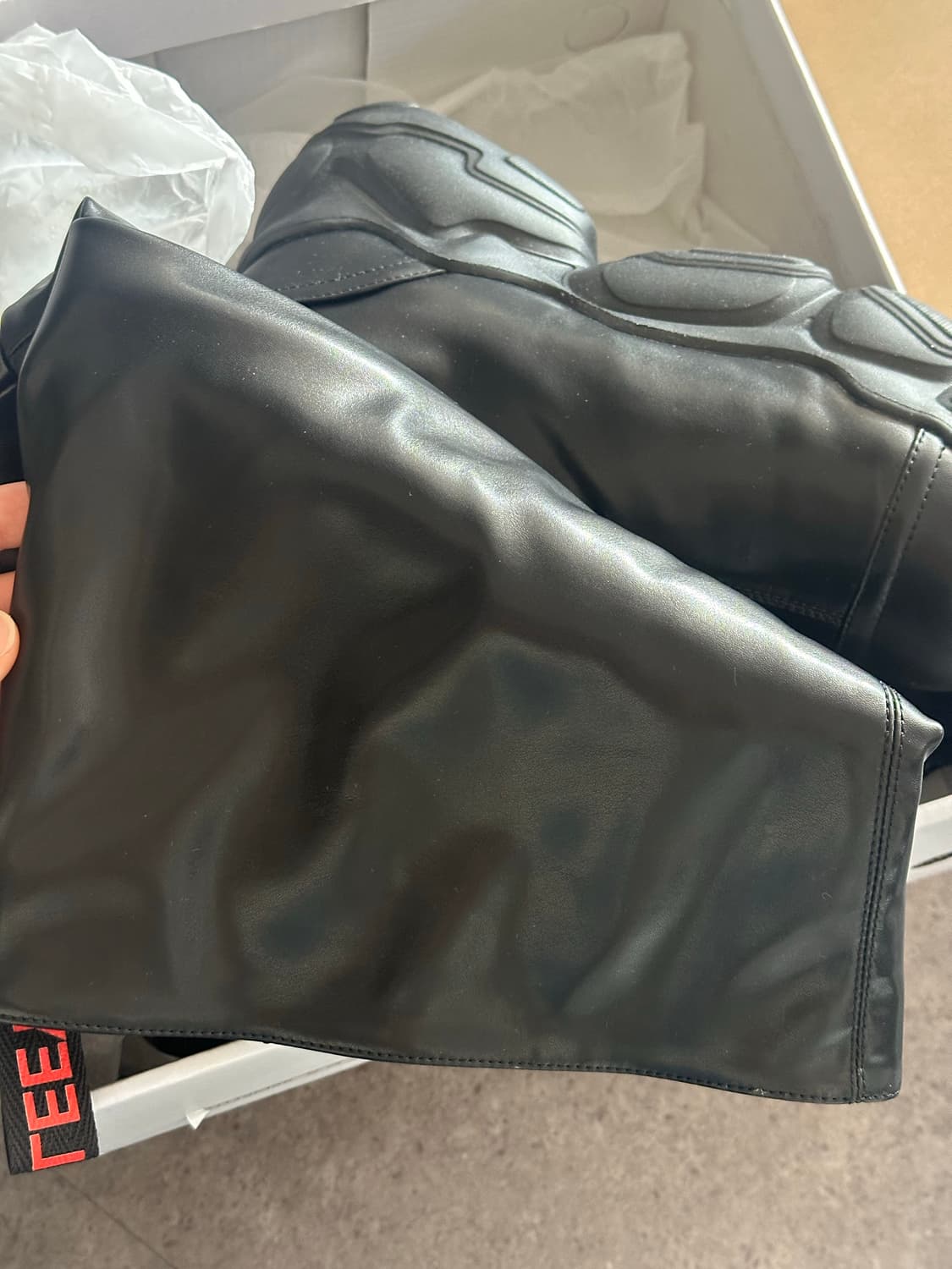 LEEY 엘이이와이 플랫폼 니하이 부츠 싸이하이부츠 슬라우치부츠 상품이미지7