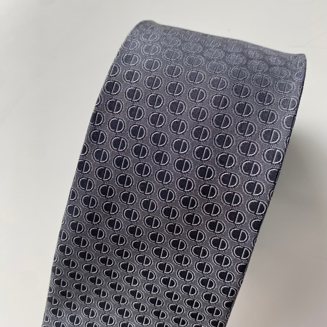 신형 디올(Dior) CD모노그램 넥타이 정품 명품 8.2cm 상품이미지5
