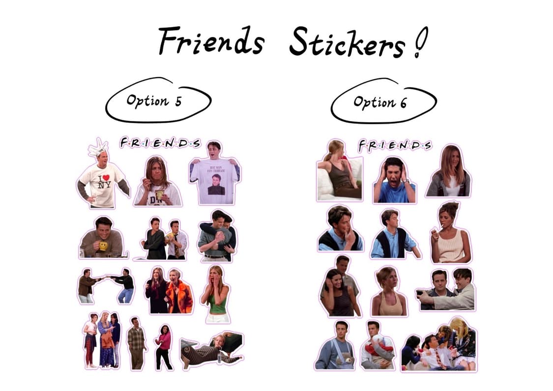 미드 프렌즈 & 가십걸 스티커 / 다꾸 스티커 상품이미지3