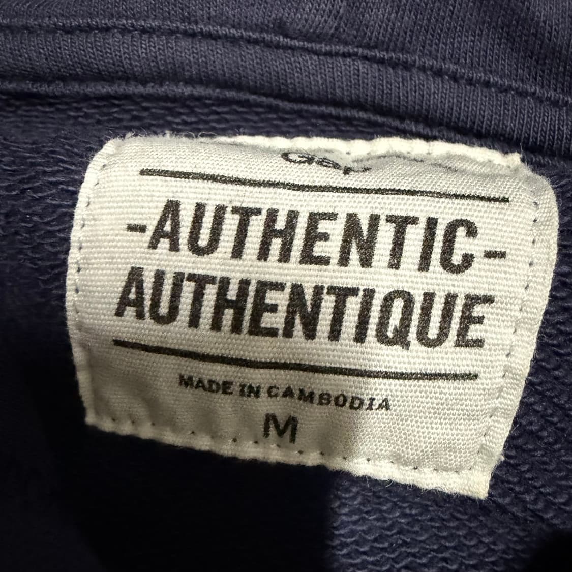 갭 네이비 후드집업 M 상품이미지3