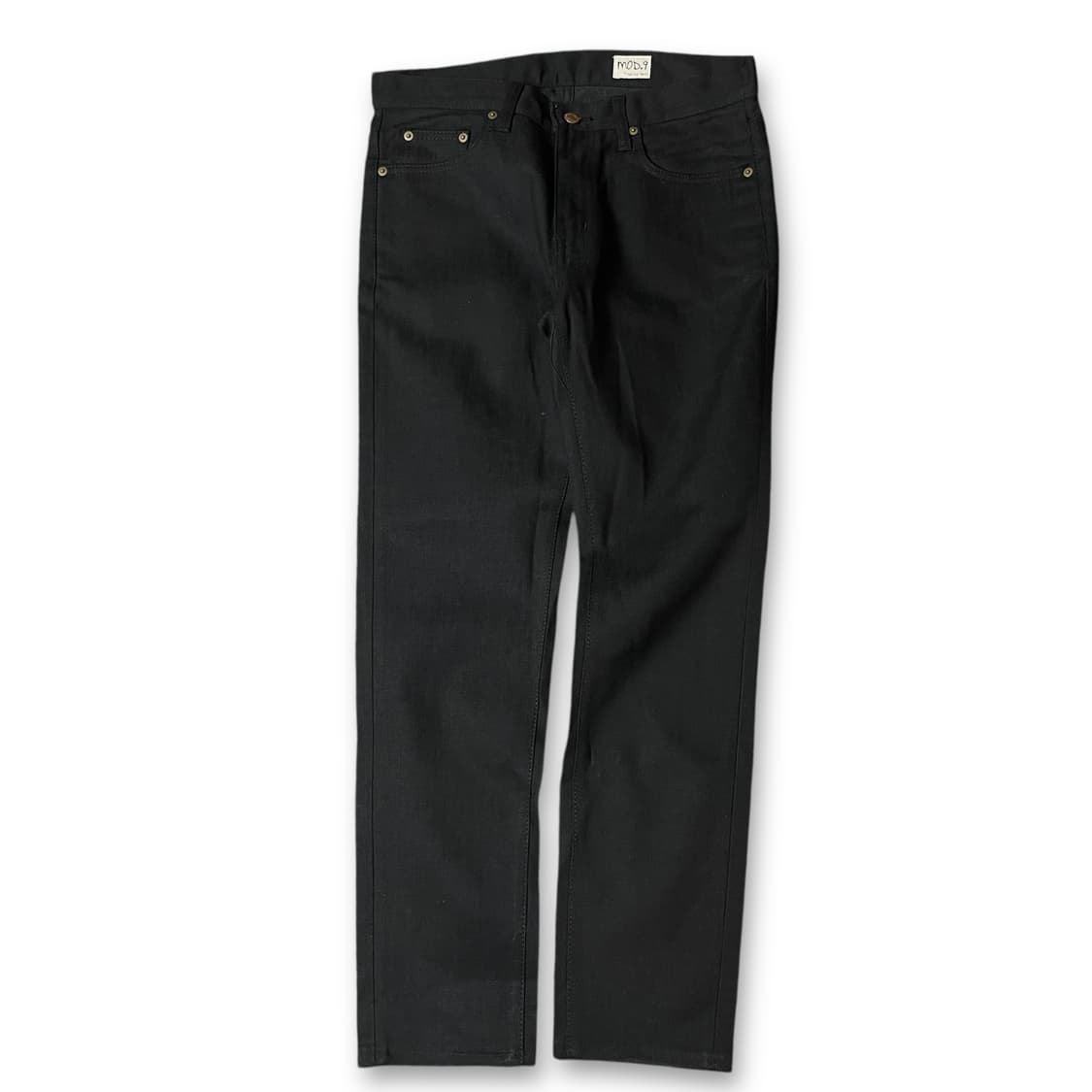 (31) 모드나인 블랙 코튼 팬츠 상품이미지1