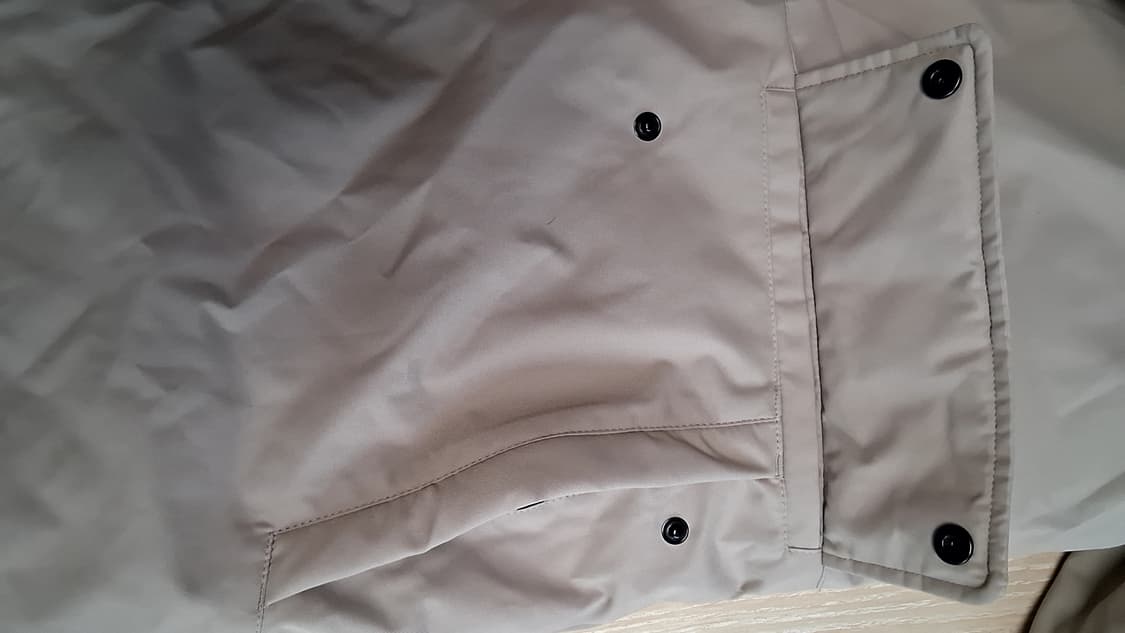 [품절새상품택0] 앤드지 andz 구스 다운 후드 패딩 점퍼 베이지 상품이미지6