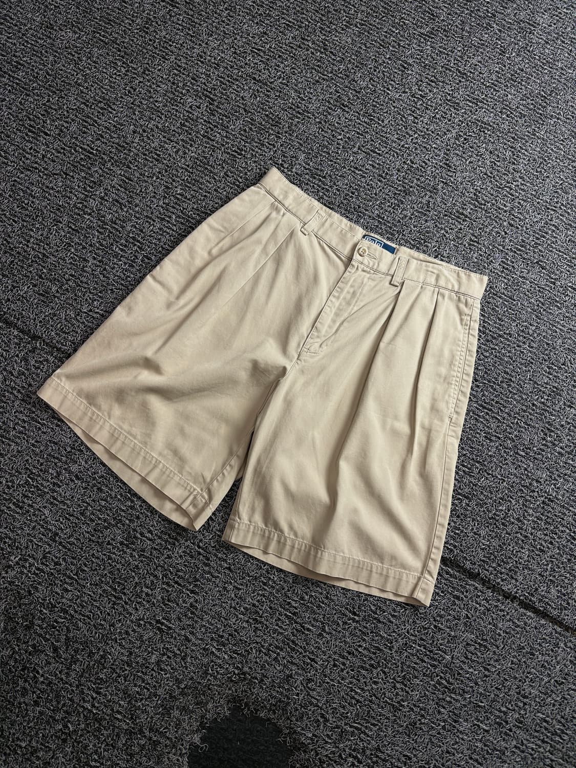 폴로 랄프로렌 아카이브 투턱 치노 하프 팬츠 3871 상품이미지1