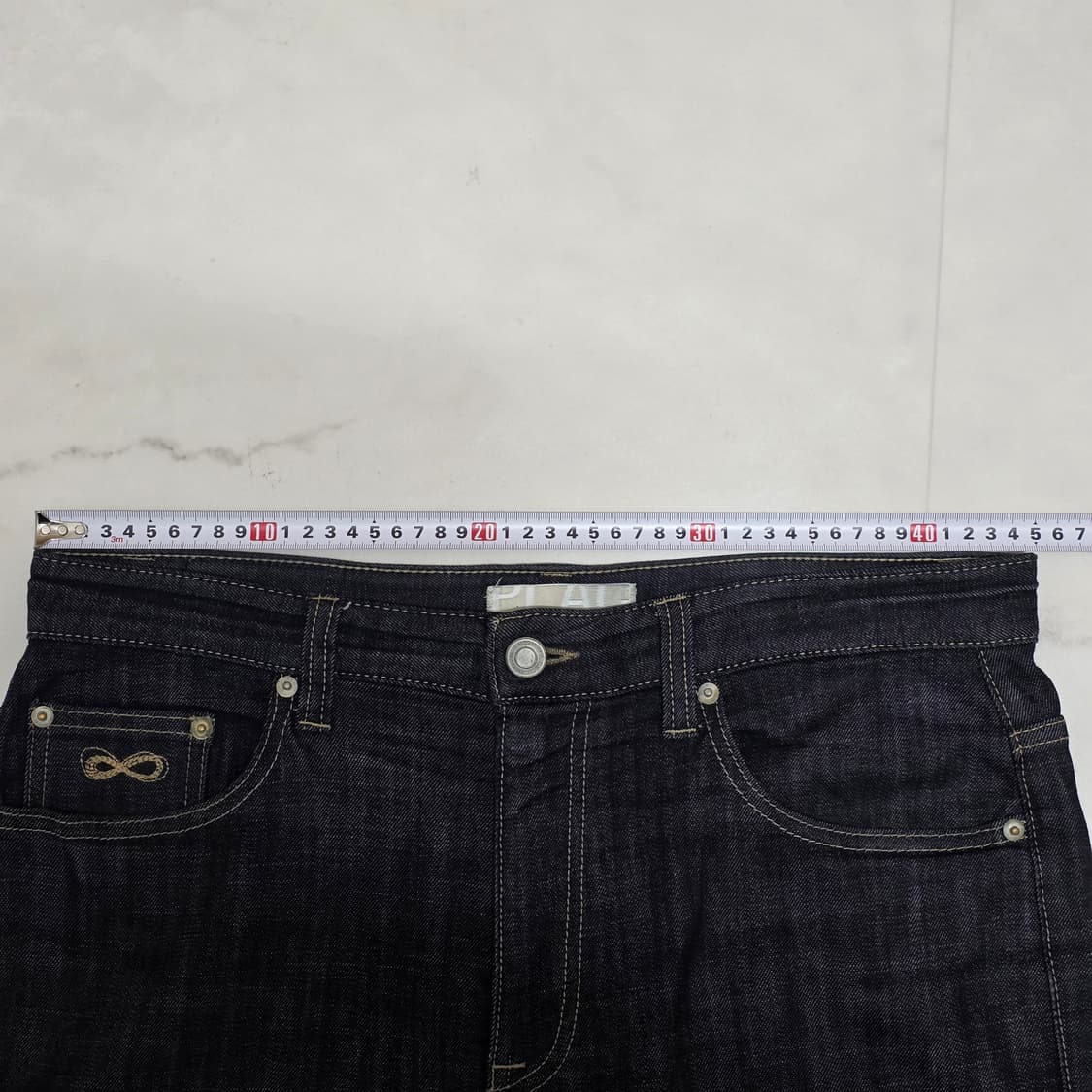 34) 플랙진 스티즈 진청 데님팬츠 상품이미지5