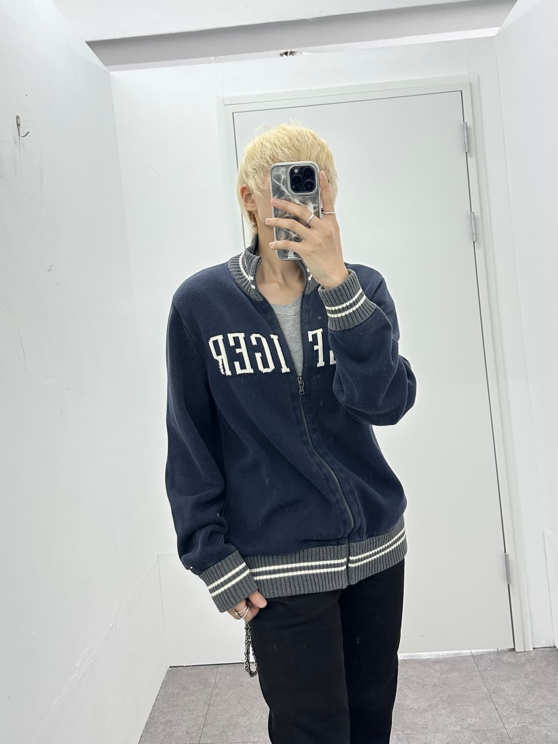 Tommy Hilfiger logo knit zip up 상품이미지7