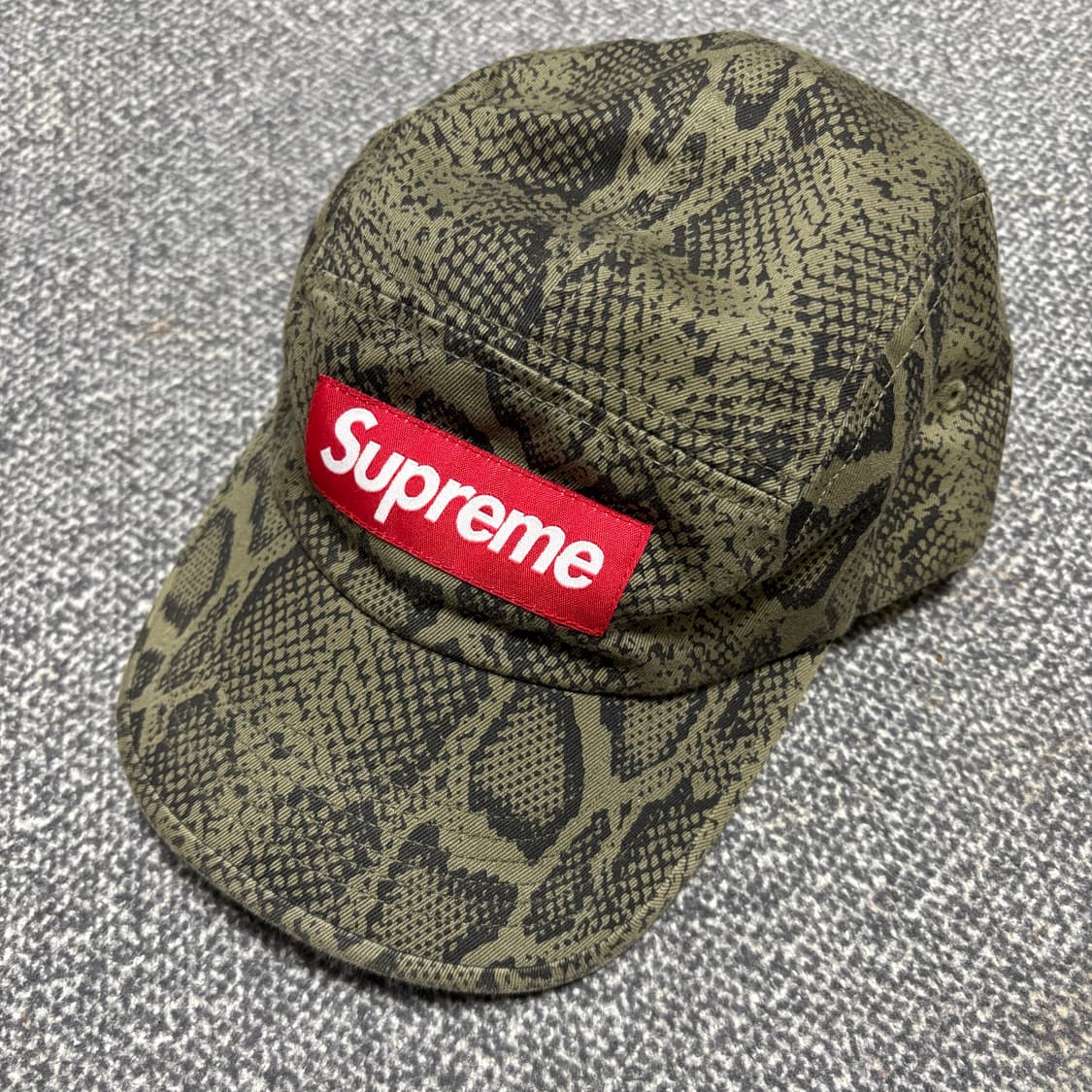 슈프림 워시드 치노 트윌 캠프캡 스네이크 상품이미지2