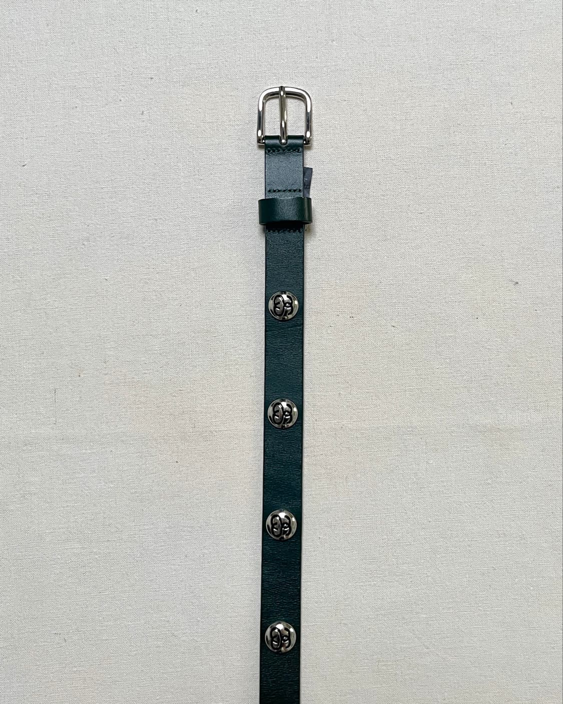 스투시 ss 링크 스터드 벨트 L/XL 그린 stussy belt 상품이미지3