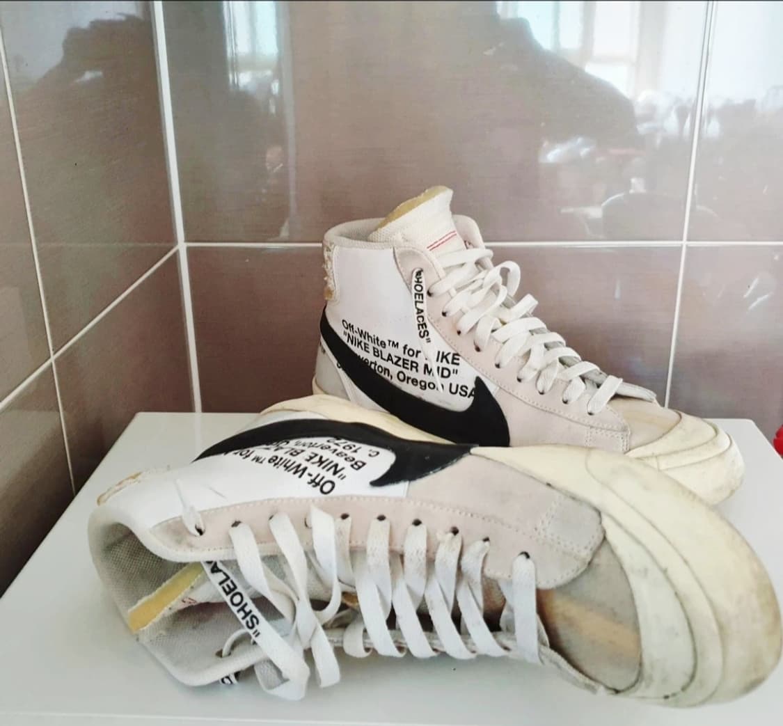 나이키 오프화이트 블레이저 미드 정품 270mm (황금 사이즈) 상품이미지7