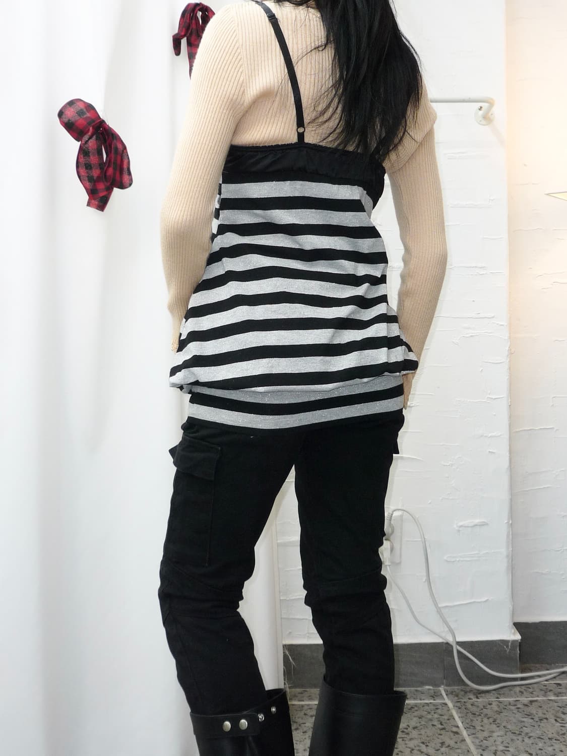 stripe bustier dress 상품이미지6