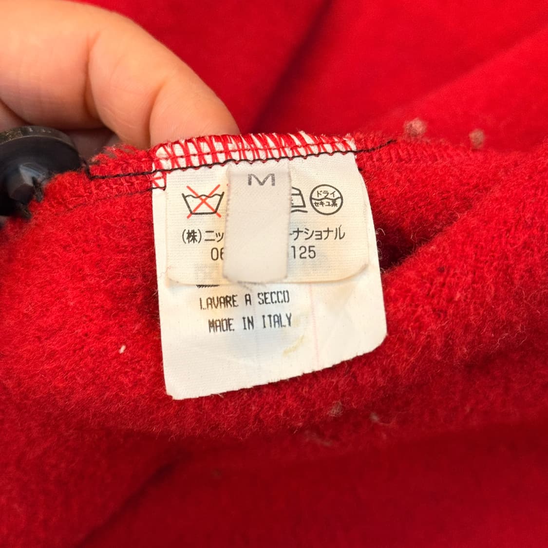 이탈리아 생산 울혼방 에스닉 네이티브 스티치 드레이프 숏 코트 자켓 상품이미지7