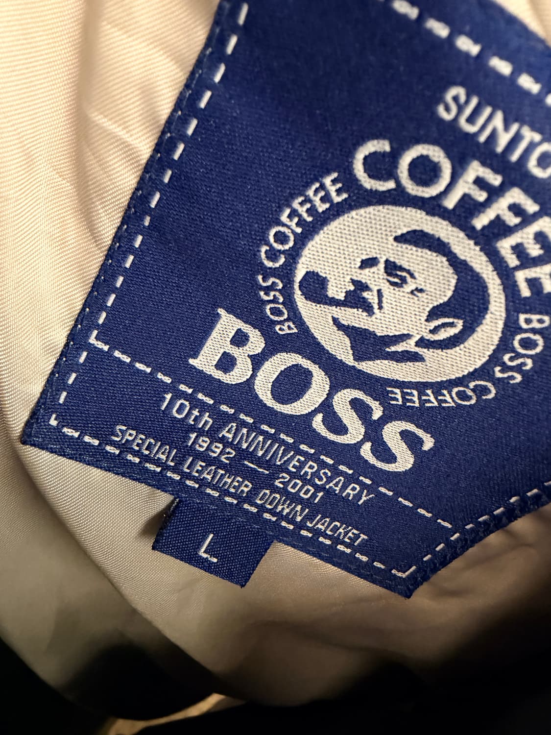 산토리 보스 가죽다운패딩 10주년 상품이미지5