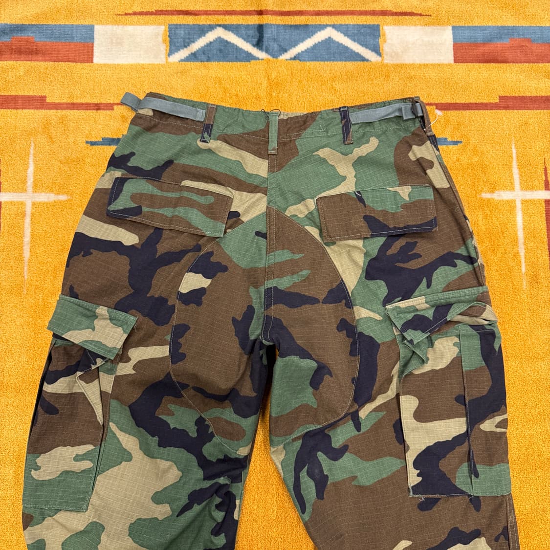 S/S 90s 우드랜드 카모 패턴 오리지널 밀리터리 카고 팬츠 N 상품이미지8
