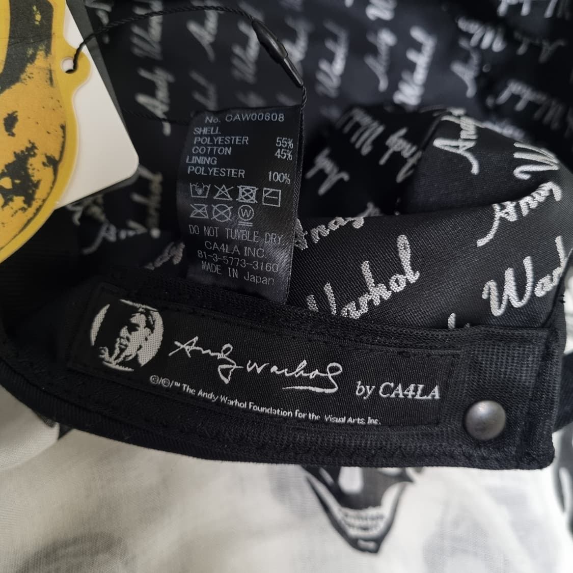 CA4LA 앤디워홀 워크캡 블랙 상품이미지8