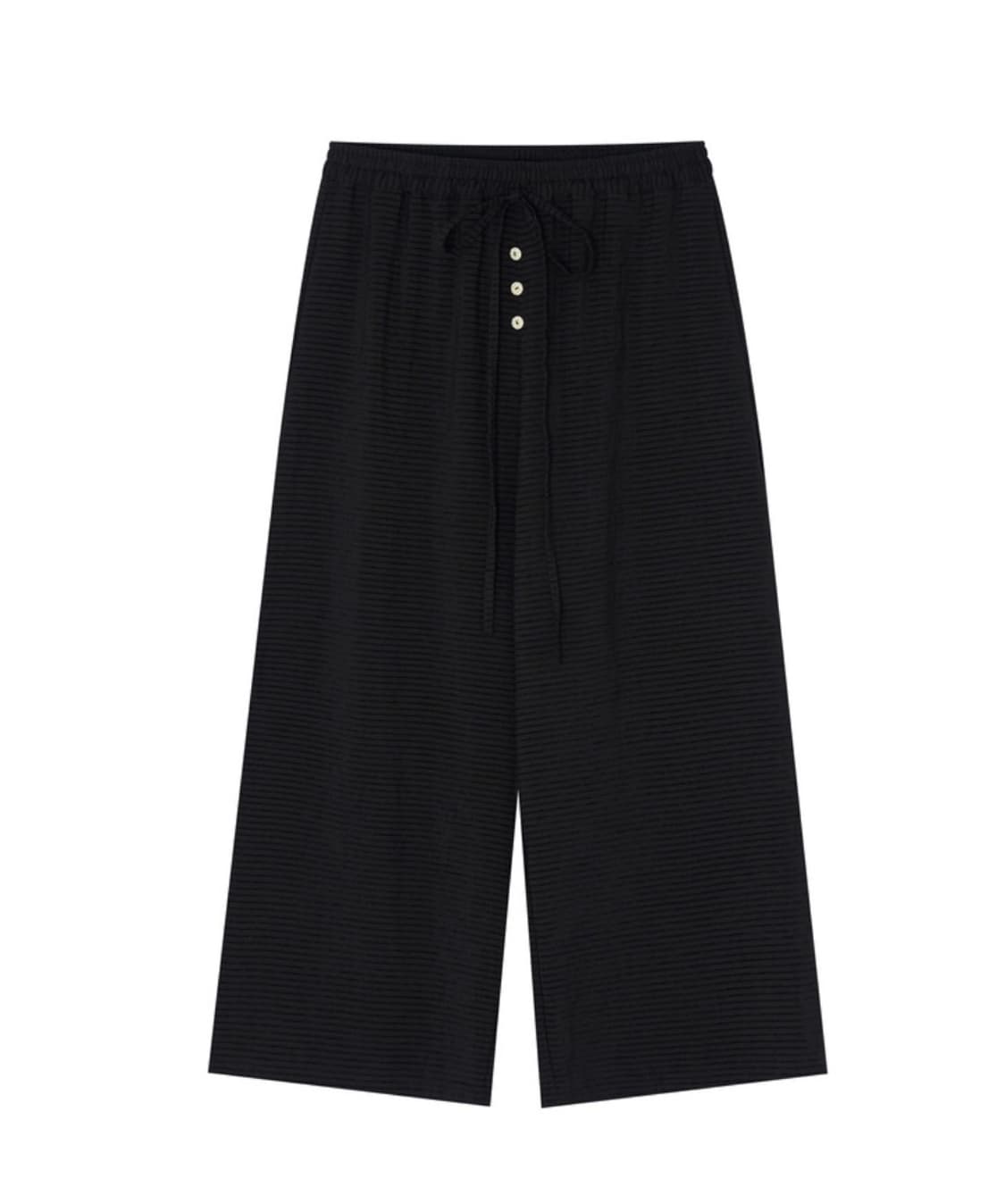 시오서울 banding stripe pants(black) 상품이미지1
