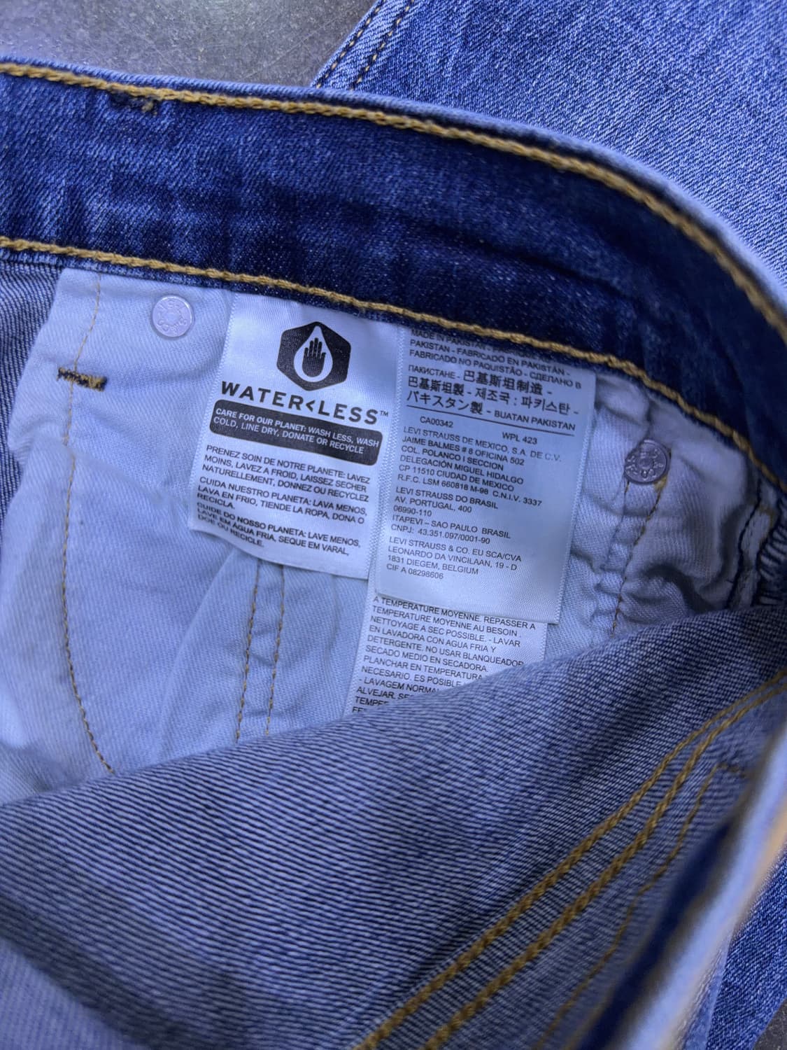 리바이스 514 빈티지 워싱 스트레이트핏 데님팬츠 청바지 31 상품이미지8