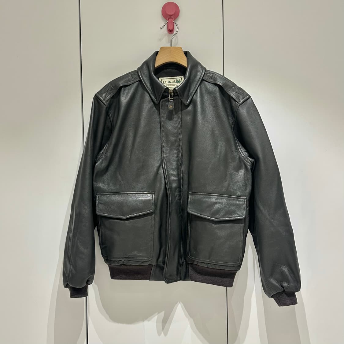 llbean 고트스킨 a-2 자켓 올리브그레이 상품이미지1