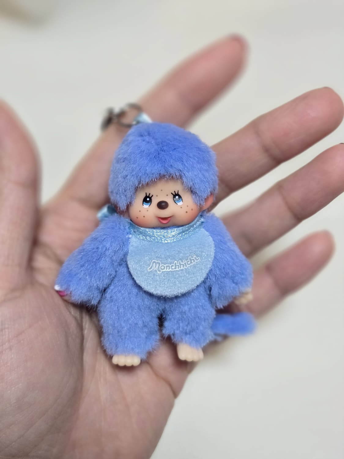 몬치치 라벤더 파스텔 블루 톤 스트랩 키링 상품이미지3