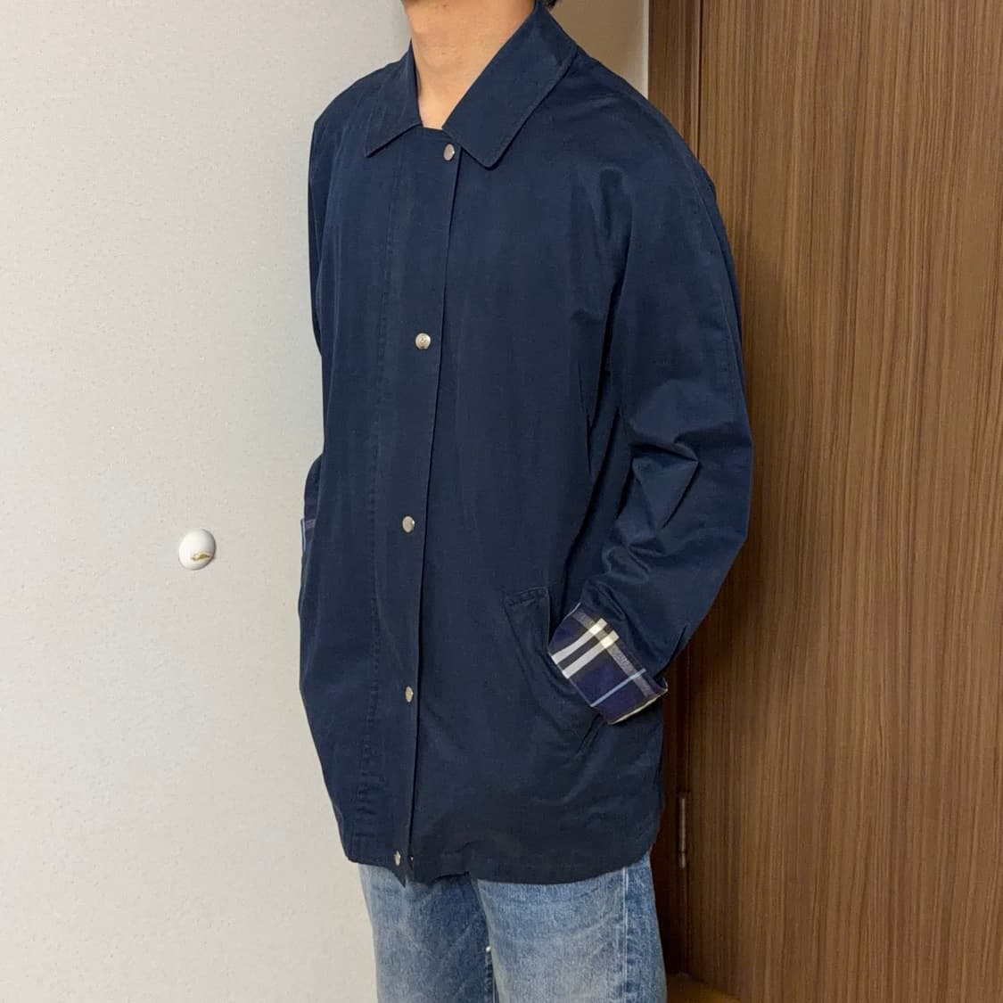 90s 버버리 래글런 카코트 상품이미지3