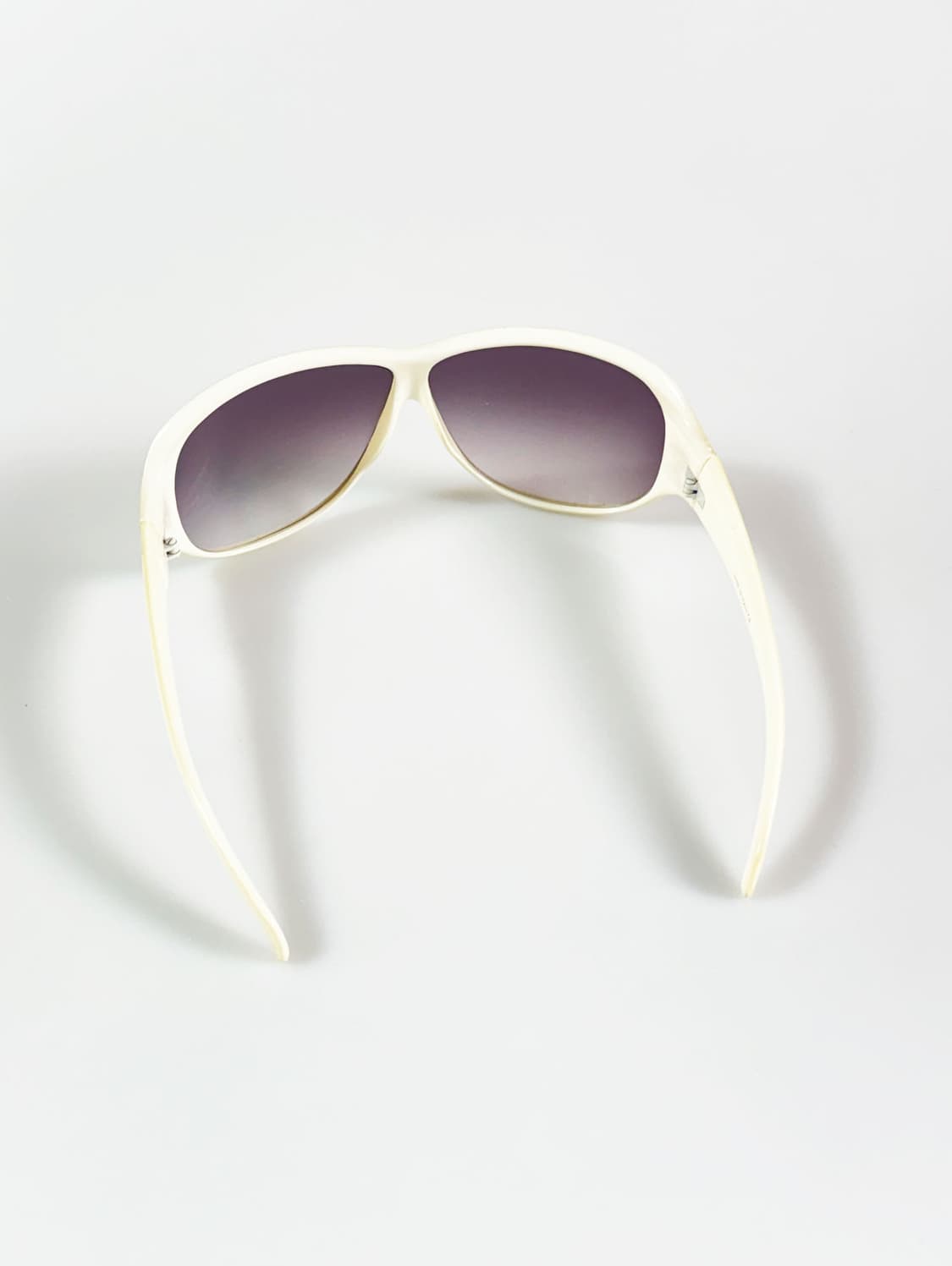 아이보리 오버사이드 스퀘어 프레임 빈티지 선글라스 상품이미지5