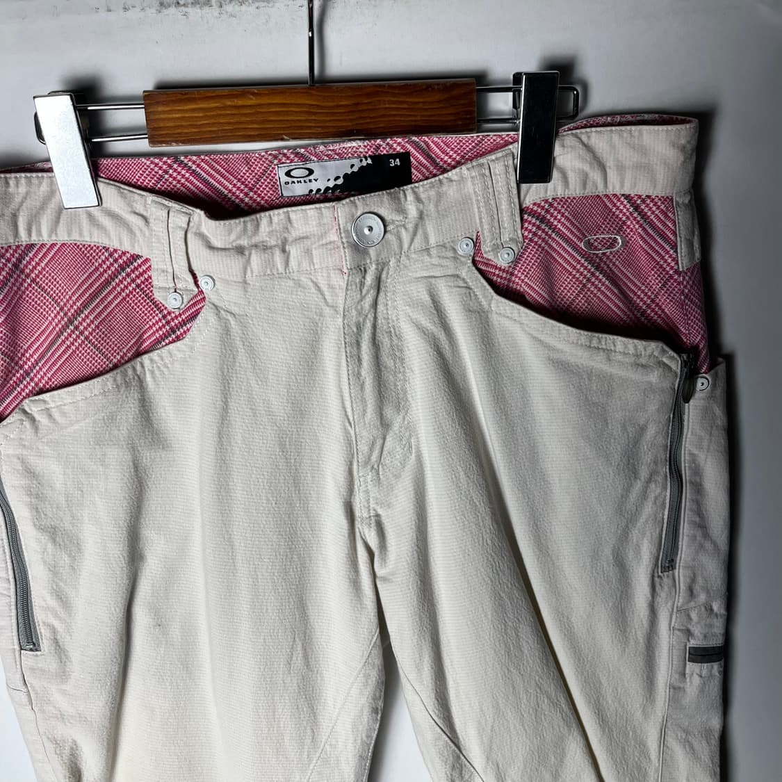 [Oakley] 오클리 로우라이즈 체크 부츠컷 팬츠 상품이미지3