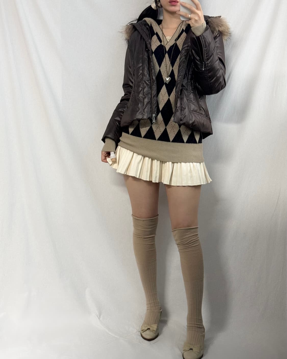 덕 다운 퍼 후디드 푸퍼 자켓 상품이미지6