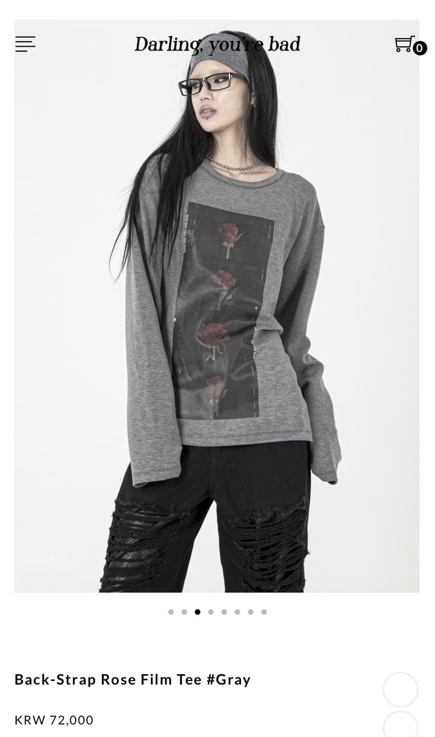 달링유어배드 신상 티셔츠 새제품 판매합니다 상품이미지3