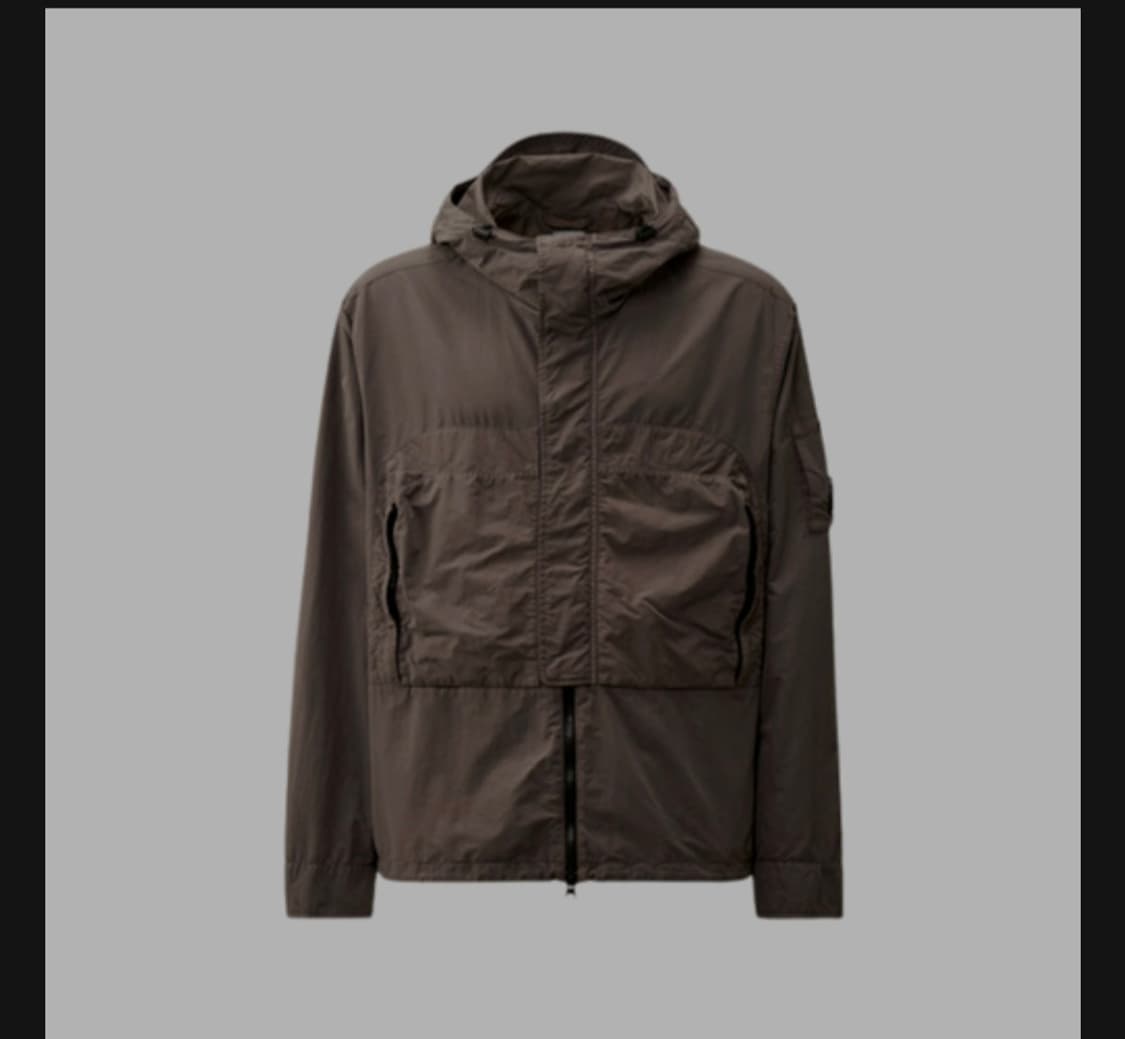 CP컴퍼니 플랫나일론 후드 오버셔츠 바이올렛 24FW M사이즈 상품이미지3